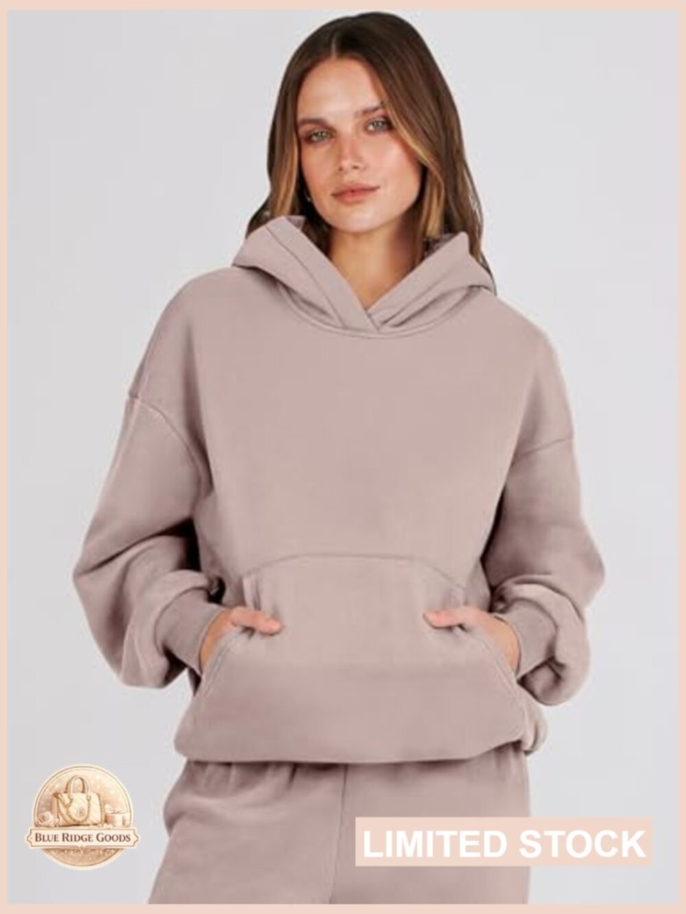 2 Piece Lounge Set Oversized Hoodie Jogger Sweatpants Y2K Tracksuit Sweatsuit - Picture 4 of 7